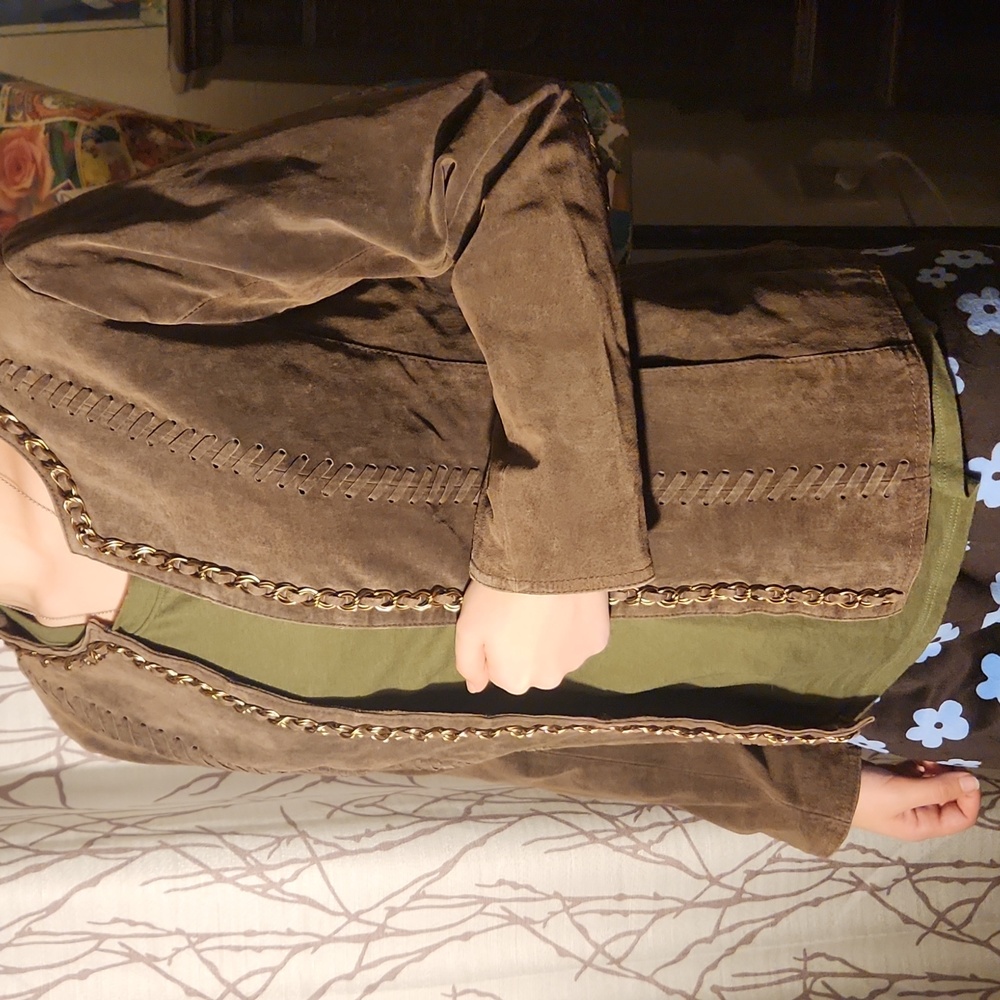 Suede Leather Jacket - image 1